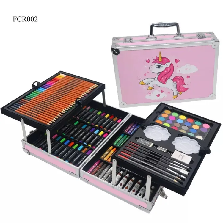 145-Piece Art Set Art for Drawing, Painting Great Gift for Children , for students, and Artists Unicorn) - Image 3