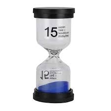 15 Minutes sand glass sandglass hourglass timer clock decor gift
