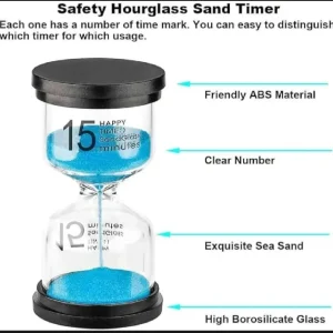 15 Minutes sand glass sandglass hourglass timer clock decor gift