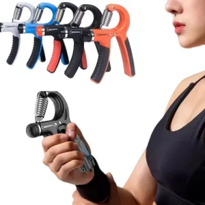 Adjustable Power Exercise Gripper Strengthener Hand Grip with Counter 5kg to 60kg Presser 1 pc