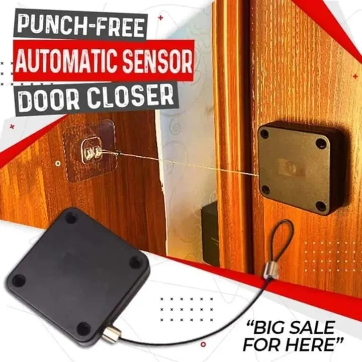 Auto Door Closer – Punch-Free Automatic Door Closer