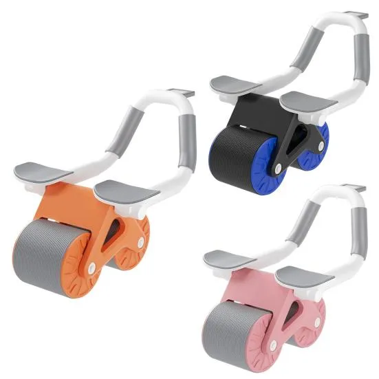 Automatic Rebound Ab Roller with Elbow Support