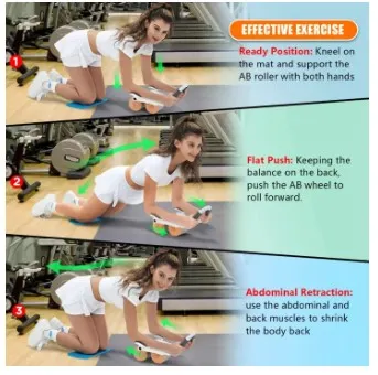 Automatic Rebound Ab Roller with Elbow Support - Image 4