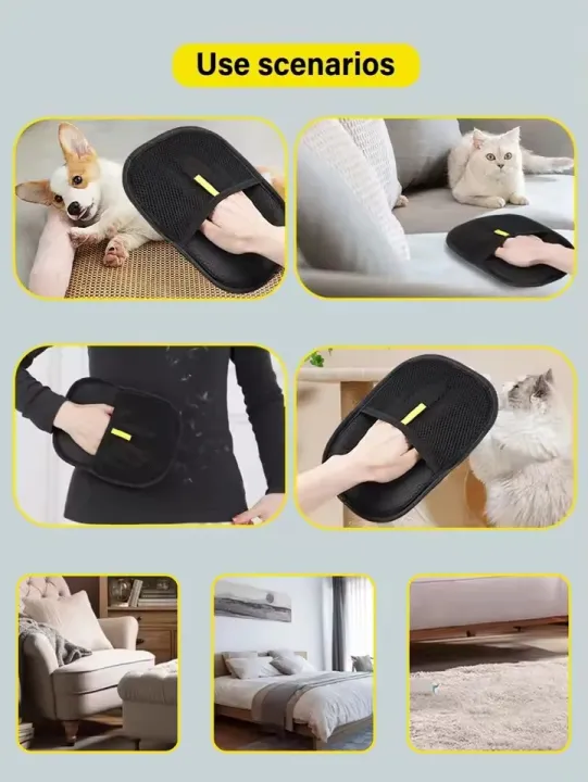 Electrostatic Pet Hair Remover Gloves – Dog & Cat Hair Cleaning Tool for Sofa, Clothes, Car & Furniture - Image 9