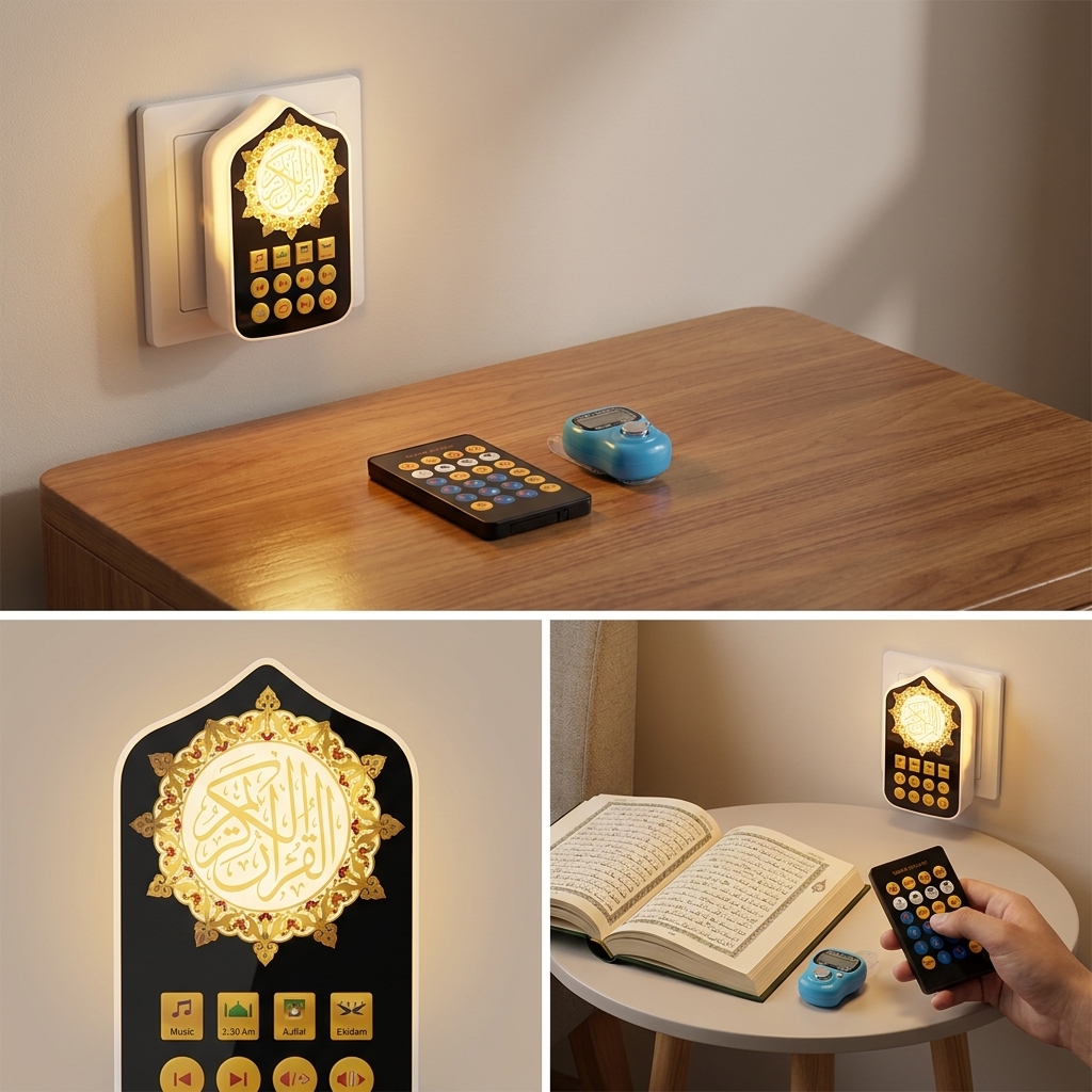 Imported Smart Plug in Quran with Remote(Free Digital Counter Tasbih ) - Image 5