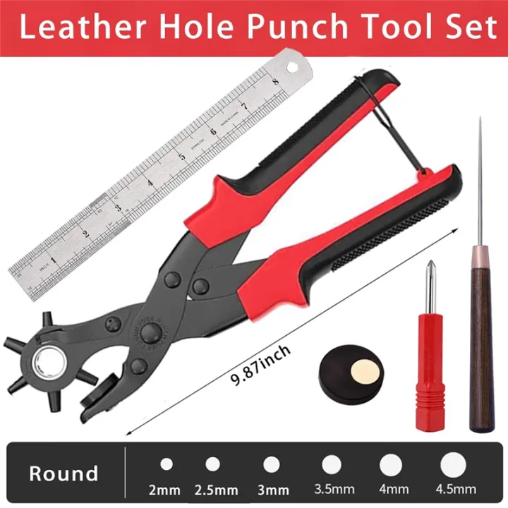 Leather Hole Punch (punch plier / rotary punch / leather punch) - Image 6