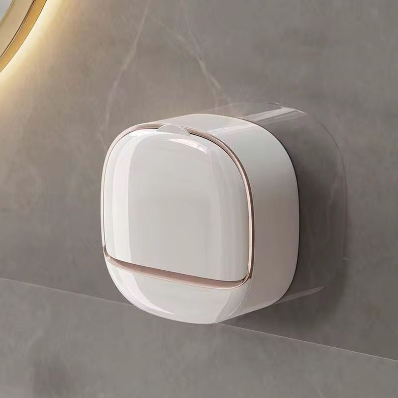 Luxury Soap Holder with Drain Tray, Soap Box Light Luxury Multi-Functional, Keep Soap Bars Dry, Adhesive Soap Case Box Wall Mounted for Shower - Image 7