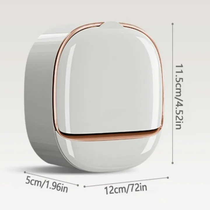 Luxury Soap Holder with Drain Tray, Soap Box Light Luxury Multi-Functional, Keep Soap Bars Dry, Adhesive Soap Case Box Wall Mounted for Shower - Image 6