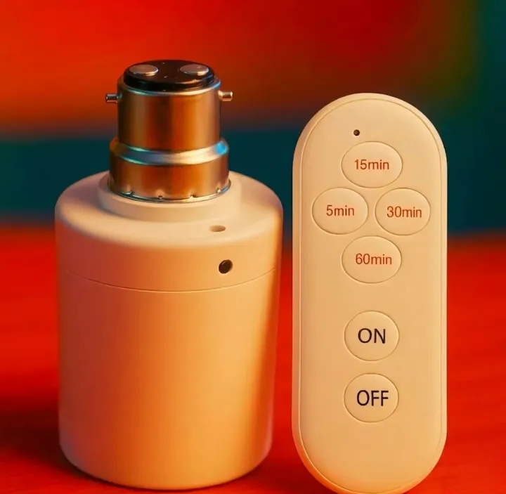 Remote Control E27 Lamp Holder with Auto Timer - Image 3