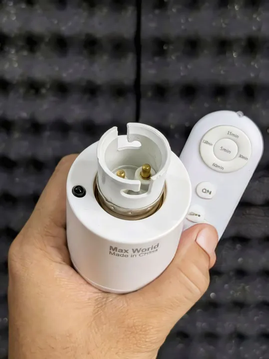 Remote Control E27 Lamp Holder with Auto Timer - Image 5
