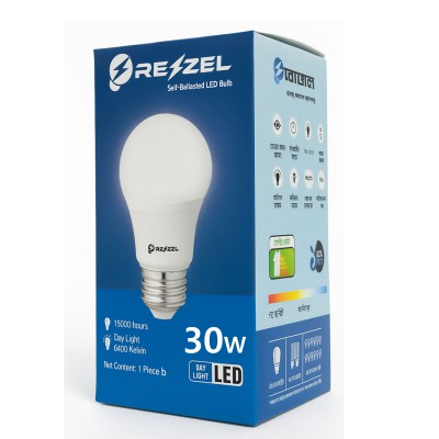 Rezzel Self-Ballasted LED Bulb 5w, 7w, 9w, 12w, 15w, 18w, 20w & 30w - Image 2