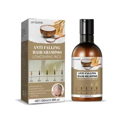 Rice Water Hair Care Shampoo – Hair Fall Control, Dandruff Removal, Volume Boost, Regrowth & Thickening Formula - Image 3