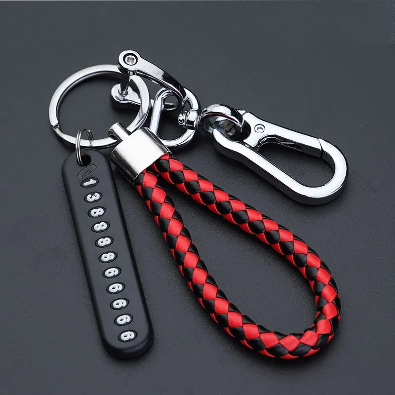 Special Phone Number Anti-Lost Phone Number Key Ring Keychain for Car and Motorbike - Image 4