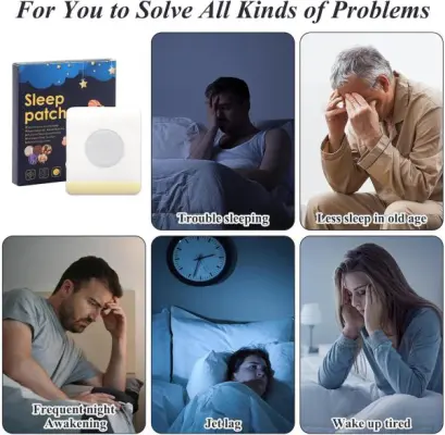 Stress Relief Natural Sleep Patch, Restful Sleep Aid Sticker, Gentle & Effective Sleep Improvement Patch - Image 3