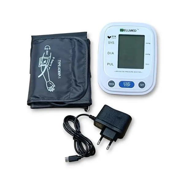 Wellmed Arm Digital Blood Pressure Monitor BP Machine ( Without Battery )